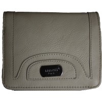 H&G Ladies Large Designer Purse \ Wallet \ Clutch by Nanucci, Paris - Cream
